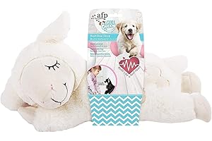 ALL FOR PAWS Puppy Heartbeat Stuffed Animal Toy, Dog Anxiety Toys Soothing Dog Crate Snuggle Sleep Aid Plush Comfort Toys