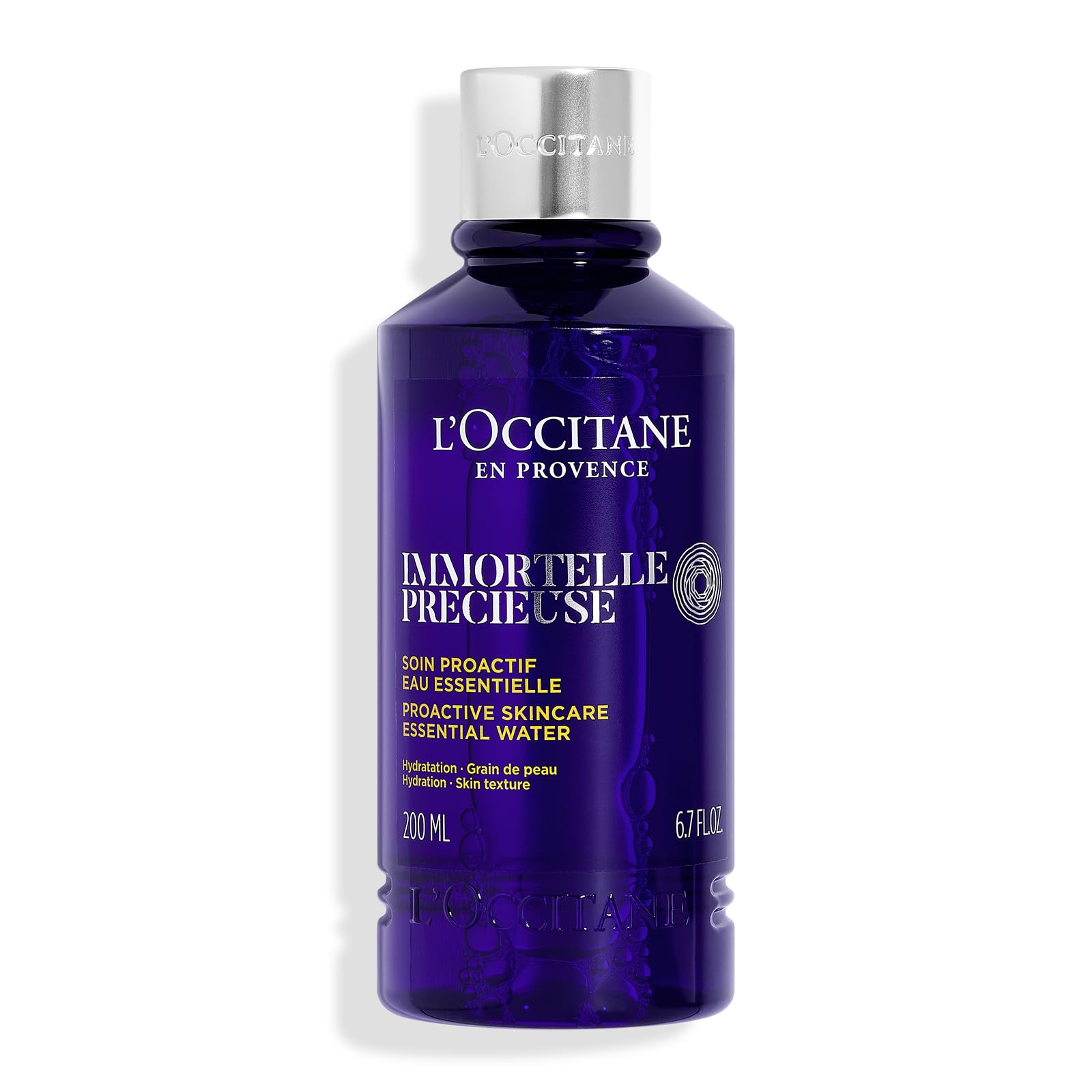L'OCCITANE Immortelle Precious Essential Water 200ml | Vegan & 97% Readily Biodegradable | Natural Alternative to Retinol | Luxury & Clean Beauty Skin Toner for All Skin Types