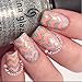 Premium Nail Vinyls - No Rip Handmade Nail Art Stickers, Self-Adhesive Nail Tips Guides for DIY Decoration Stencil Tools (Chevron Skinny Vinyls)