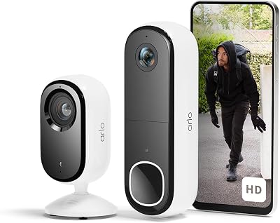 Essential 2 Interérieure, Caméra de Surveillance + Sonnette HD