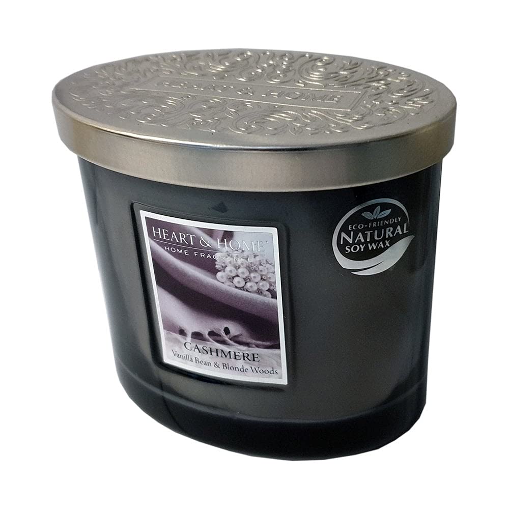 Heart & Home Twin Wick Ellipse Candle (Cashmere)