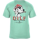 SEA DOG I Love Fishing Vintage Graphic T-Shirt, 100% Ringspun Cotton, Relaxed Fit, Printed in USA