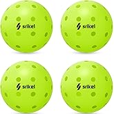 Srikel Pickleball Balls-USAPA Approved Outdoor/Indoor Pickleballs,Seamless Roto-Molded Design for Durability,Crack-Resistant 