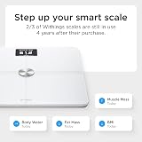 Withings Body+ Smart Wi-Fi and Bluetooth Bathroom Scale with Body Fat view 2
