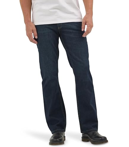 Lee Men's Regular Fit Straight Leg Jean, Vintage Stone, 29W x 30L
