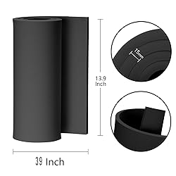 MEARCOOH 15mm Thick Black Eva Foam Cosplay Sheets