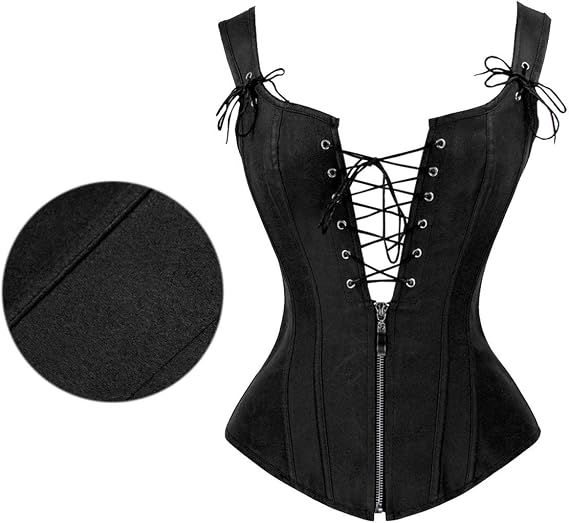 amazon black corset top