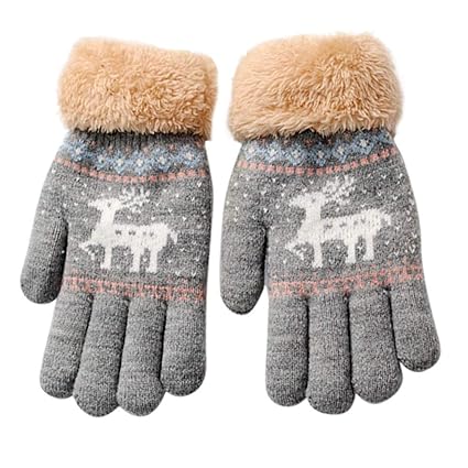 Strickhandschuhe Warme Handschuhe Hirolan Winterhandschuhe Kinderhandschuhe Sporthandschuhe Fingerhandschuhe Niedlich Verdick