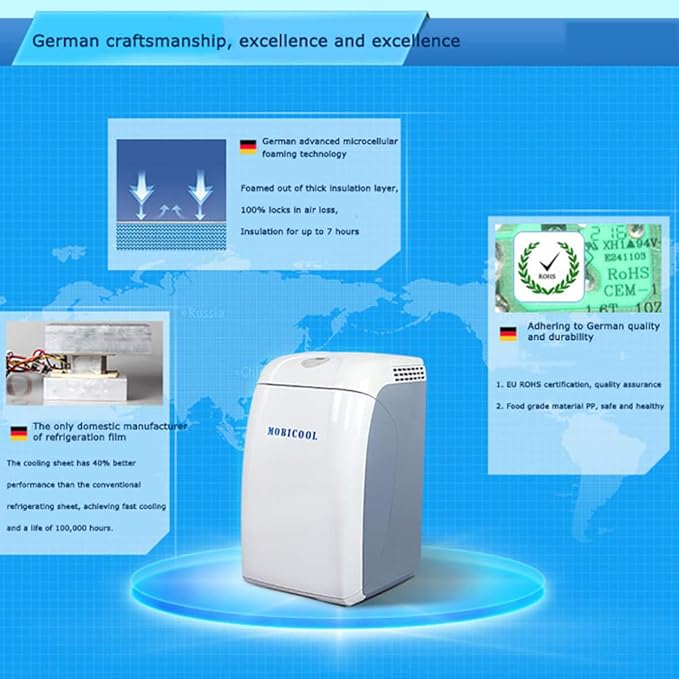 Nevera TermoeléCtrica Nevera Portatil Coche Camión 24V/12V/220 ...