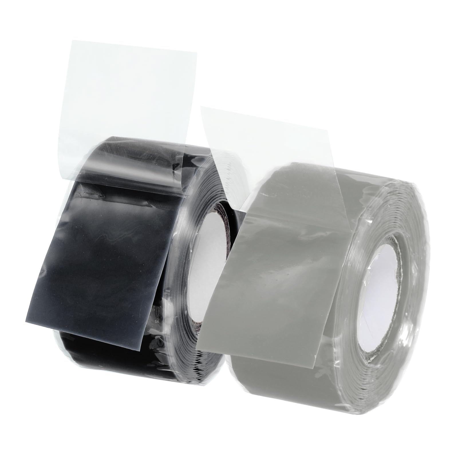 PATIKIL Grip Tape for Handles 1" x10ft, 2 Roll Self-Fusing Silicone Tape for Bike Handles Pull Up Bars Gym Equipment Plumb/Hose/Pipe Leaks Emergency, Multicolor