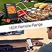 Wireless Grill Thermometer, Morpilot Bluetooth Wifi BBQ Thermometer/Meat Thermometer/Smoker Thermometer with 4 Probes 2 Meat Claws, for Grilling Smoking Oven Kitchen