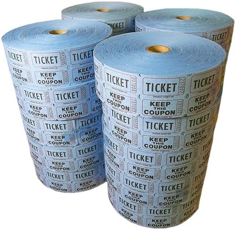 Muncie Novelties Double Roll Tickets Full Case - Blue (2000x20)
