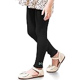 GroYolan Girls Leggings Footless Knit Ribbed Tights Cute Pants with Bow