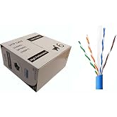 10colors-blue 1000ft CAT6 Category cable LAN network cable Ethernet cable | 23AWG 4 Pair CCA, Unshielded Twisted Pair (UTP) ,DSX-8000 Certified,550MHz