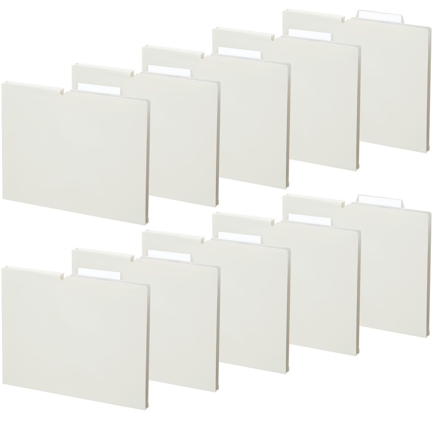 コクヨ ファイル 個別フォルダー NEOS A4 15mm 3辺とじ 10冊 オフホワイト A4P-NEF15WX10商品画像