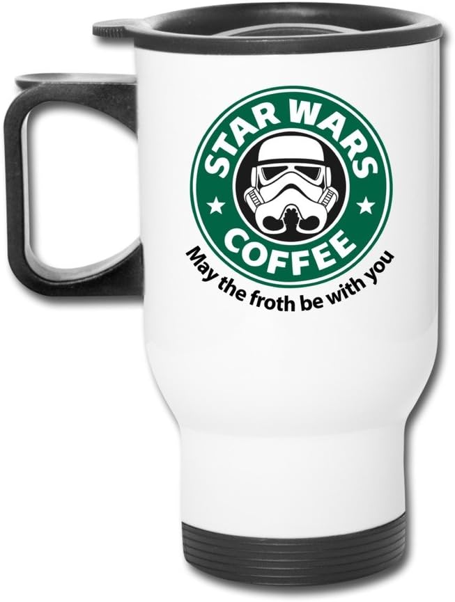 Mmmmmug Travel Coffee Mugs May The Froth Be With You Star Wars Mug