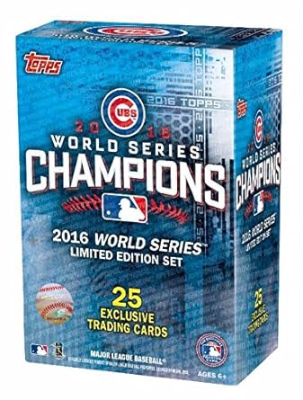 Chicago Cubs 2016 Topps Baseball World Series Champions Box Set
