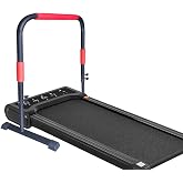 Handle Bar for Walking Pad Compatible with Walking Pad 23" Wide, Adjustable Handrail Height (31.5-43in), Heavy-Duty Steel Frame w/Non-Slip Base