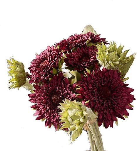 Amazon Wgz フェイクフラワーフラワーアレンジメント花ガーデンリビングルームシミュレーションヒマワリのフェイク花シミュレーションの花 飾る 造花 オンライン通販