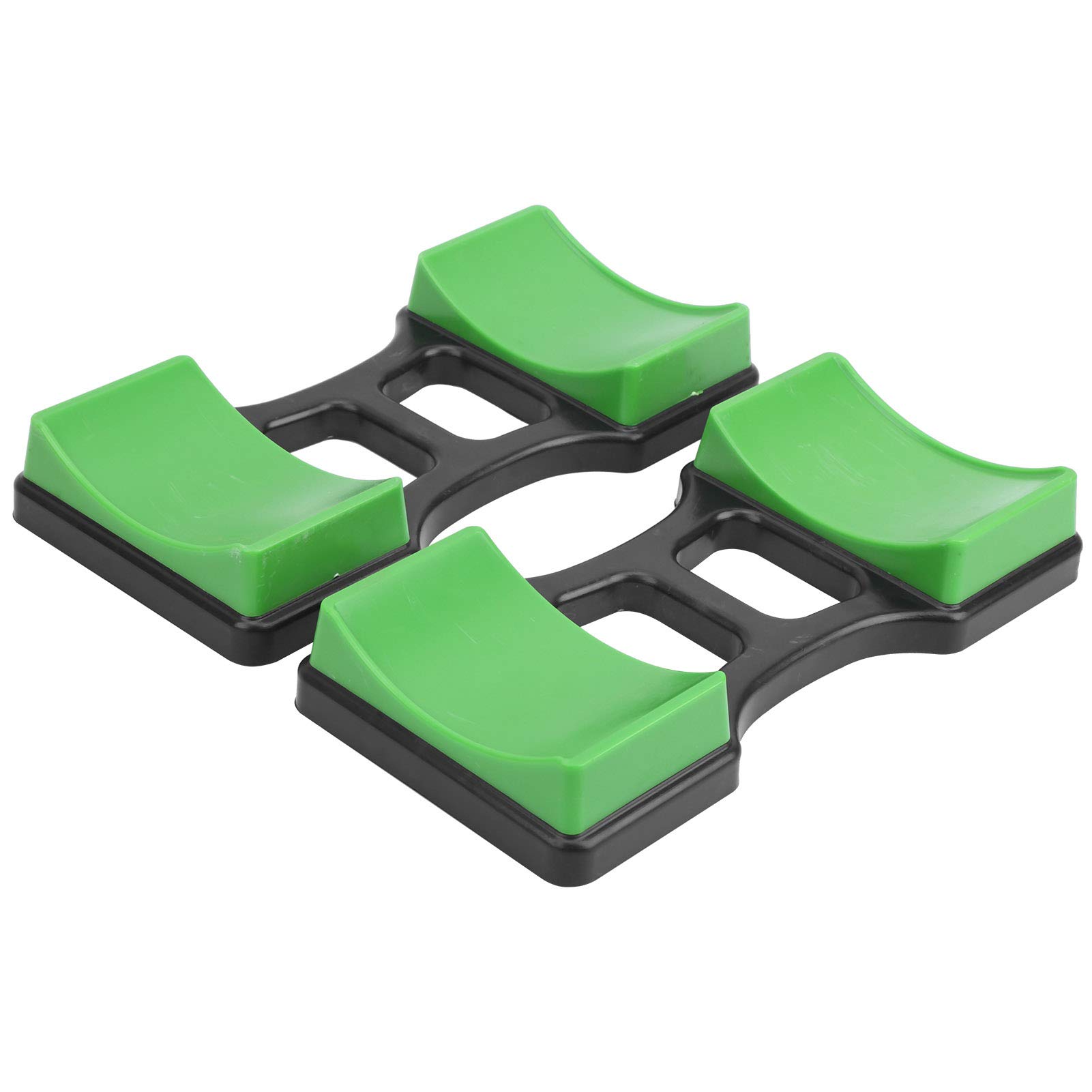 Keenso Dumbbell Bracket 1Pair Home Dumbbell Frame Stand Prevent Rolling Dumbbell Rack Holder 100KG Bearing L