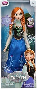 disney frozen anna singing doll 16 inches tall