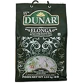 Dunar - Elonga Basmati Rice Premium 1121 Long Grain, 10 Lb
