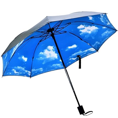 Sky Printed White Cloud Umbrella