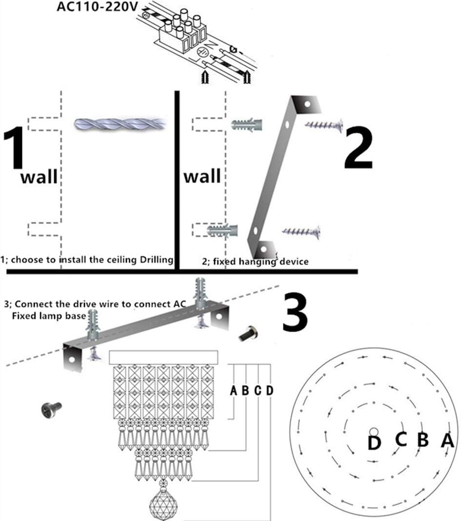 TongLan Crystal Chandelier, 2 Light Flush Mount Ceiling Light, H12.59 x W7.87 inches Modern Mini Chandelier Lighting Fixture for Bedroom, Living Room, Dining Room, Hallway, Kitchen - - 