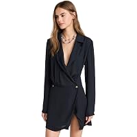 knee length dresses for ladies Augusta Feather Trim Mini Dress