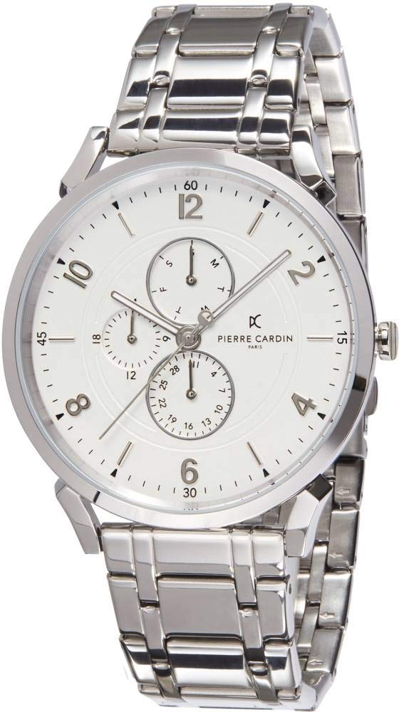 Pierre Cardin Men's Multi Dial Quartz Watch with Stainless Steel Strap CPI.2027