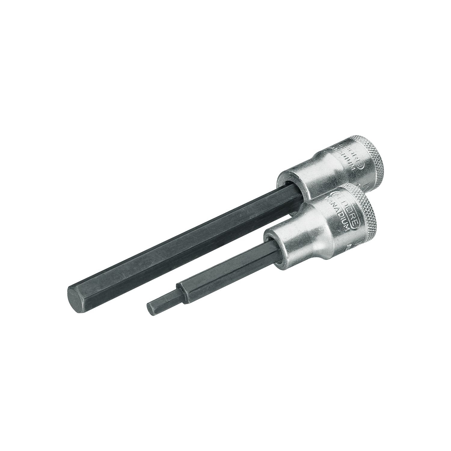 Gedore IN19L14-140 1/2 14.0 x 140 mm 6 Hex Screws Screwdriver Bit Socket - Silver