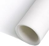 fowong Fly Screens for Windows 120cm x 250cm White Polyester Mesh