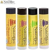 The Naked Bee Orange Blossom Honey Lip Balm 0.15oz Hydrating Natural Skincare view 8