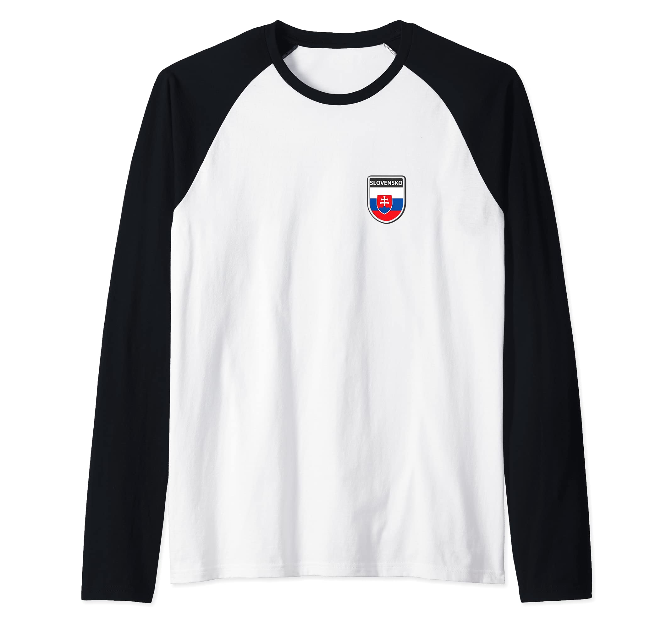 Flag Slovakia Raglan Baseball Tee