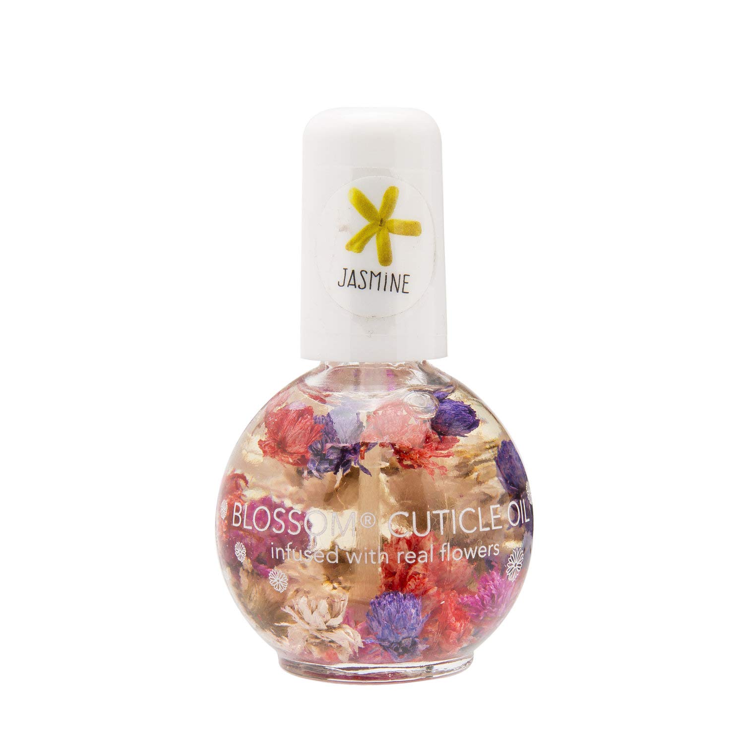 Blossom Scented Cuticle Oil (0.42 oz) infused with REAL flowers - made in USA (Lavender): Beauty