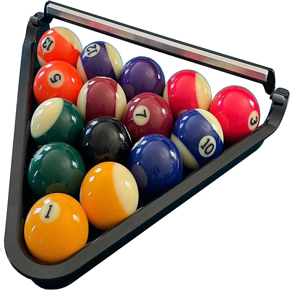 Photo 1 of Billiard 8 Ball Rack (Black) Designed to Assist Physical Limitations, Perfect for Senior/Community Centers