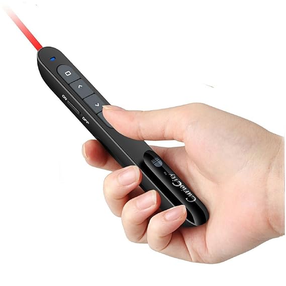 CurioCity USB Wireless Remote Control Professional Laser Pointer