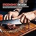 Chef Knife 8 Inch Sharpest Kitchen Knife Includes Chefs Knife Sharpener and Blade Cover for a limited time