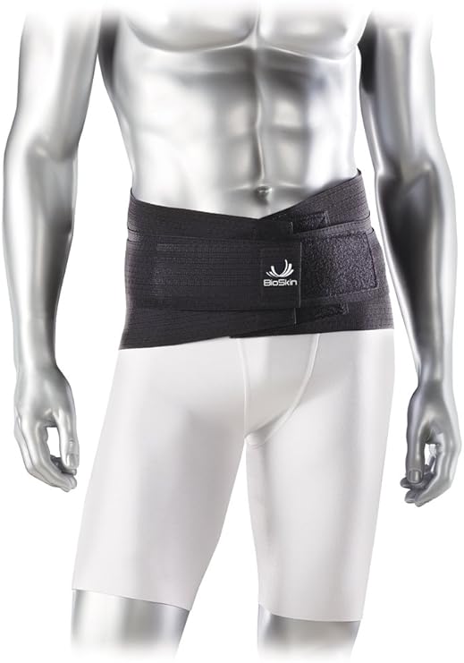 Elastic Back Brace with Additional Flexible Lumbar Pad for