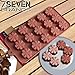 78Seven Silicone Molds 3 Set of Candy, Chocolate, Jello Silicone Molds.Flowers, Hearts, Smiley Face. Use as Ice Molds, Candy Molds, Chocolate Molds, Silicone Molds, Soap Molds Great Gift. Get It Now!