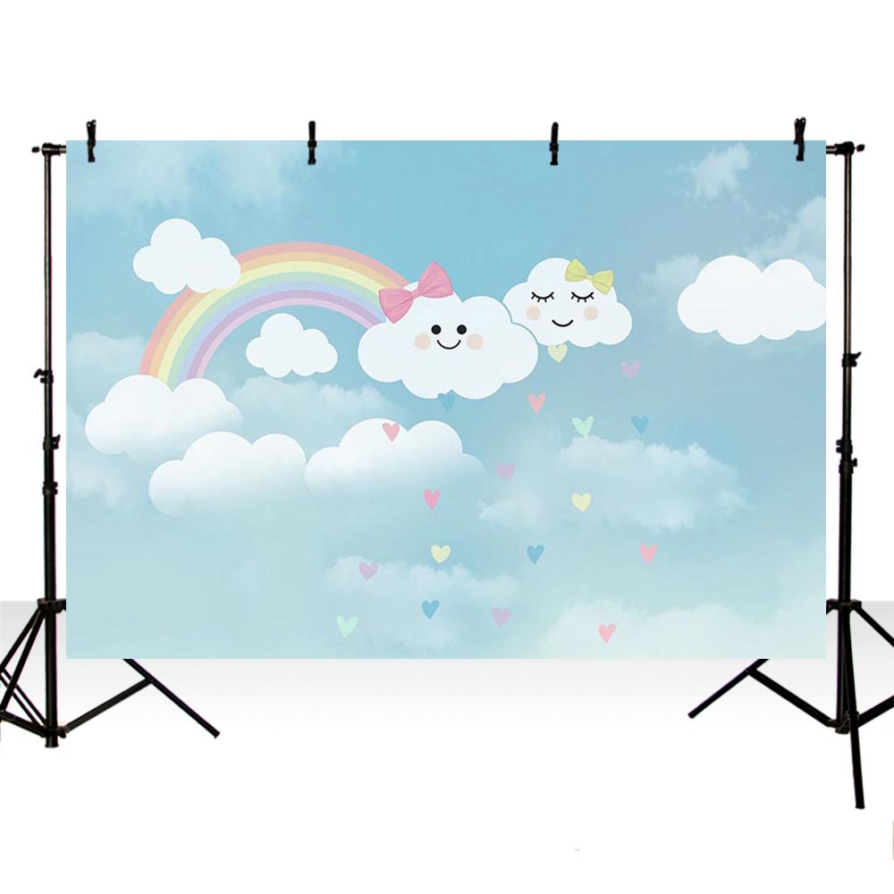Banner di decorazioni per feste di carnevale sullo sfondo del circo 2 pezzi per compleanno 210 x 150 cm