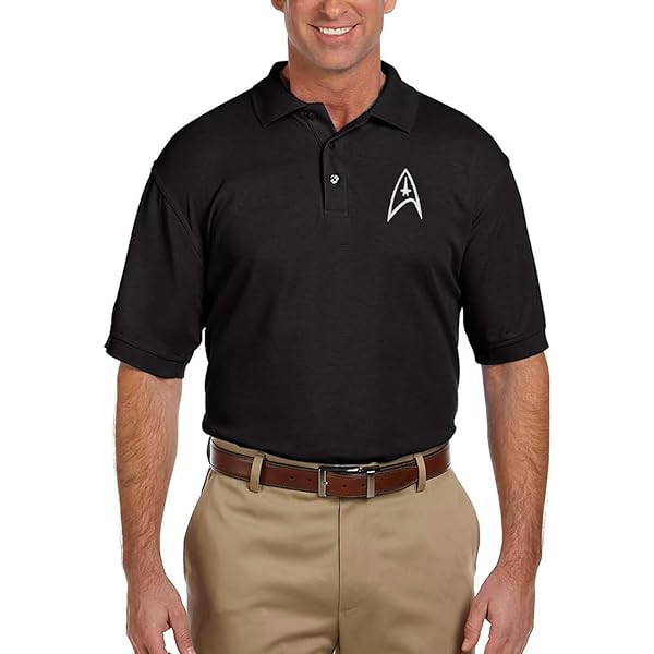 Amazon.com: Star Trek Starfleet Uniform Adult Polo Shirt (Adult