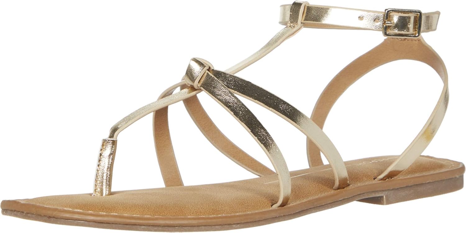 report gold sandals