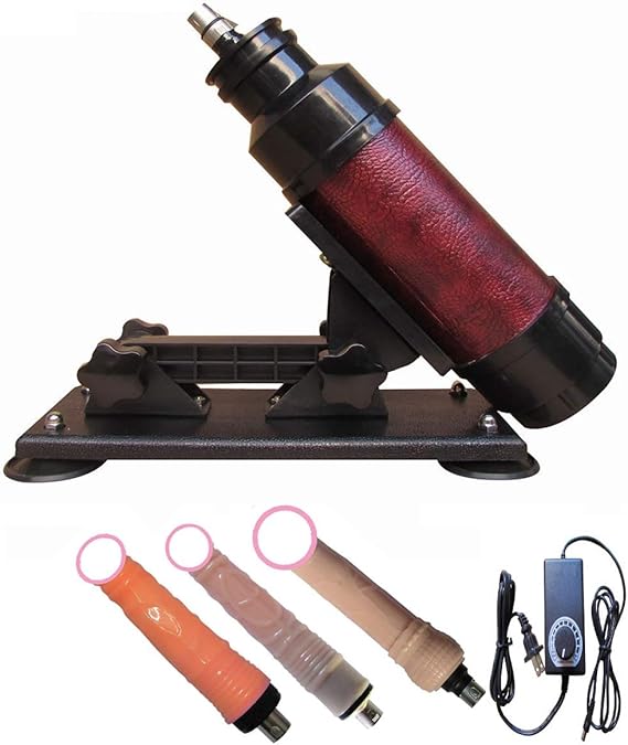 fljun Sex Machine macho Máquina de sexo con 3 godemichets y