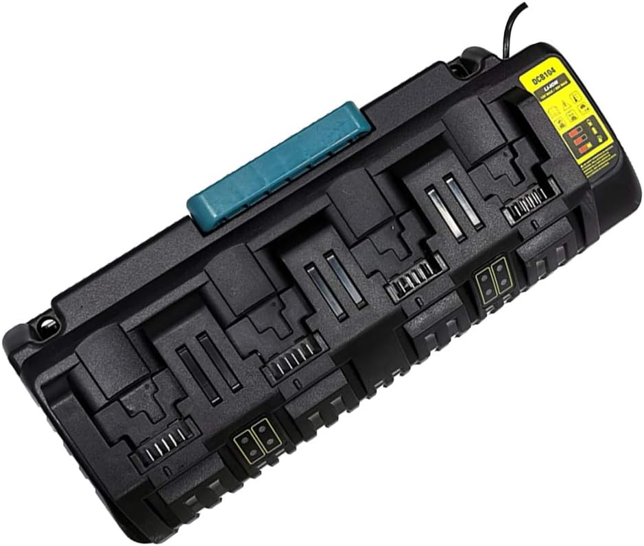 For Dewalt DCB104 DCB107 DCB105 DCB115 Lithium battery charger four-charger with 2 USB port