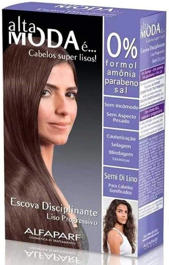 Escova Para Cabelo Disciplinante Alta Moda Semi Di Lino Unit (7898468517184)
