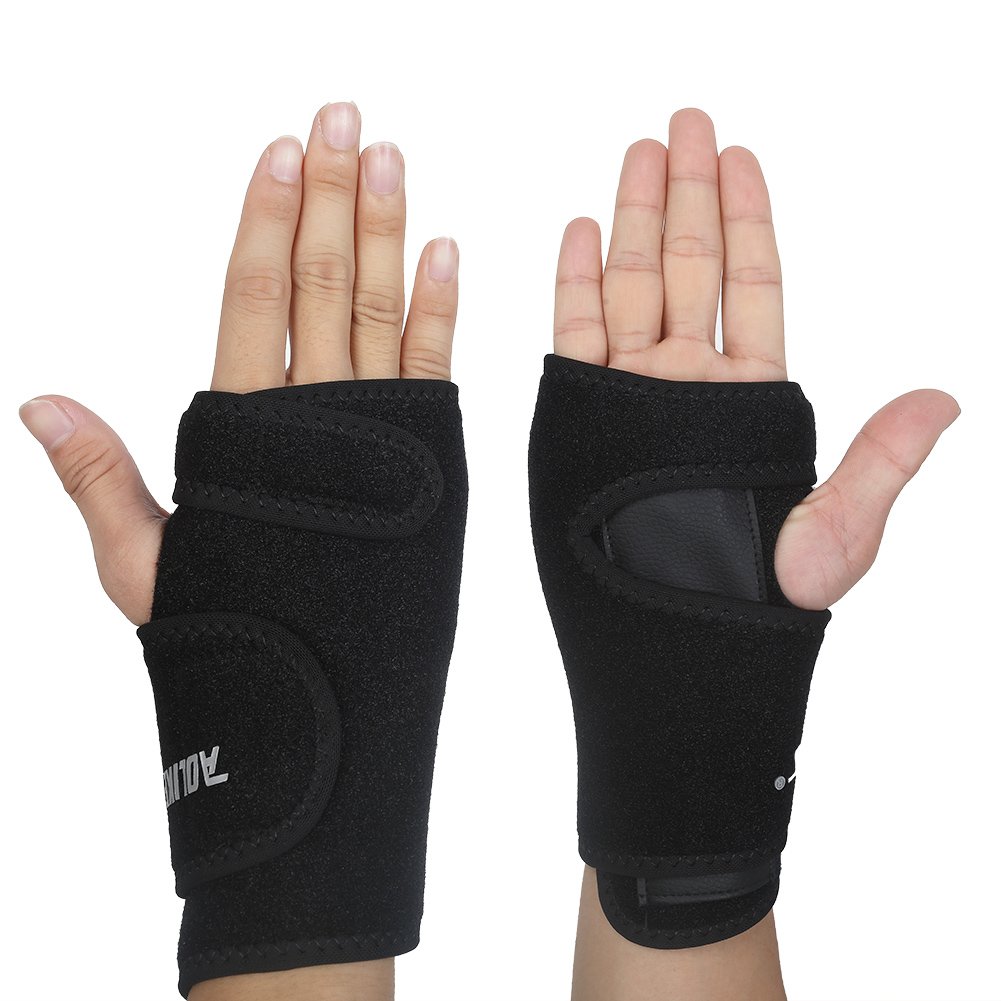 DOB AOLIKES Carpal Tunnel Wrist Brace with Removable Splint and Adjustable Support Wrap (Right)
