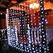 Curtain Lights, IMAGE 224 LED 117.6 IN 79.2 IN LED Lights String Fairy String Lights for Garden/Wedding/Party/Window/Home Decorative - Pure White