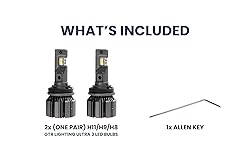 GTR Lighting H11/H9/H8 Ultra 3, Pair of LED Bulbs