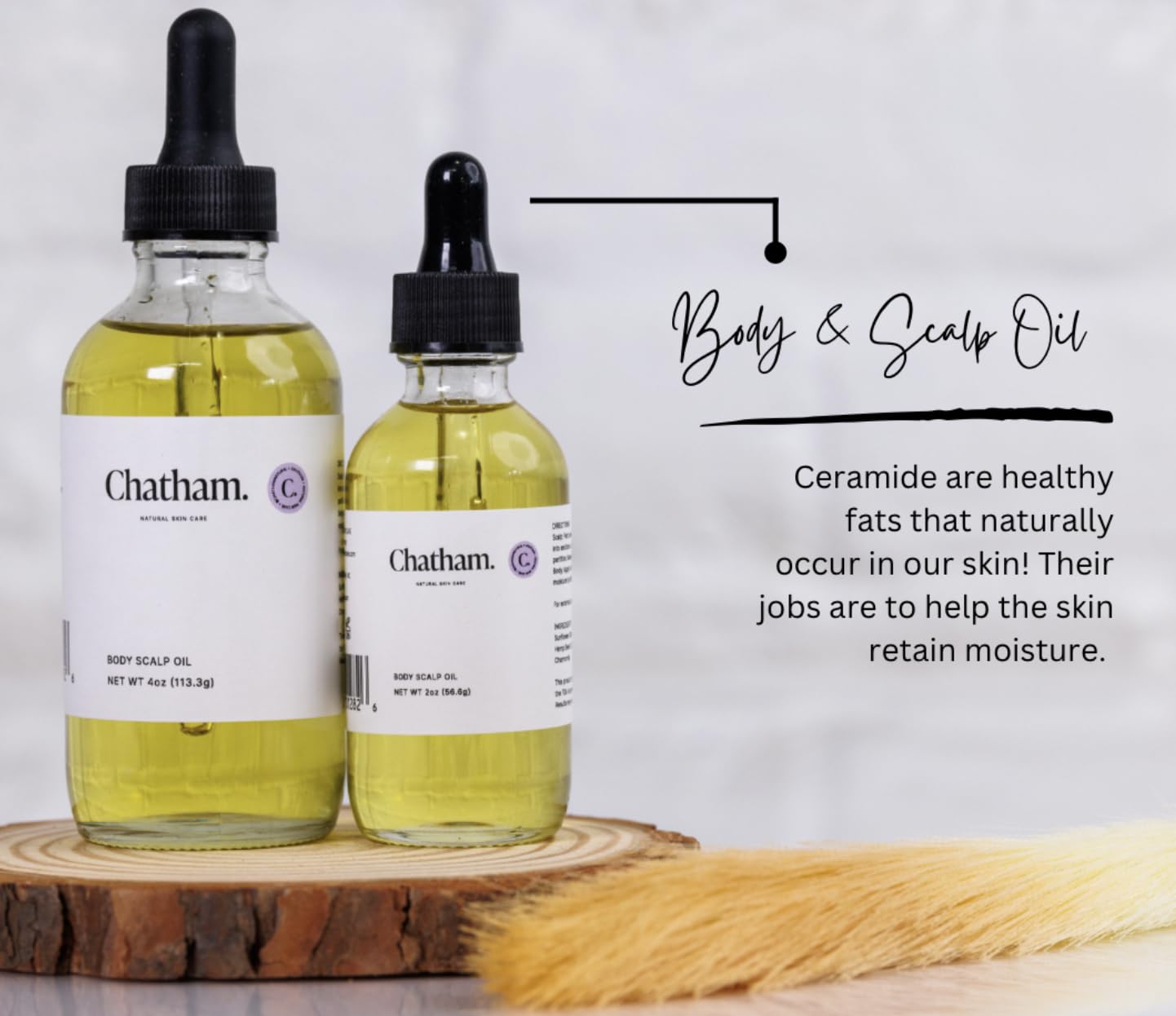 Chatham Natural Skin Care Scalp and Body Oil (Rosemary Lavender Mint)
